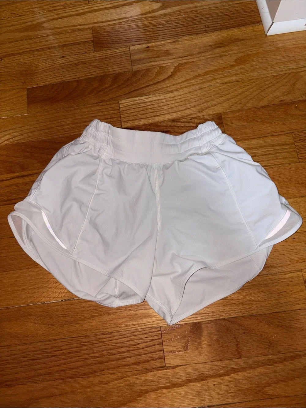Women’s White Lululemon Shorts